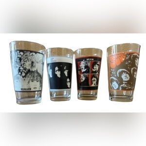 The beetles set of 4 glasses hold 2 cups liquid